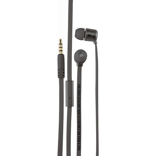 Наушники TRUST Duga In-Ear Headphones - space grey арт.20902