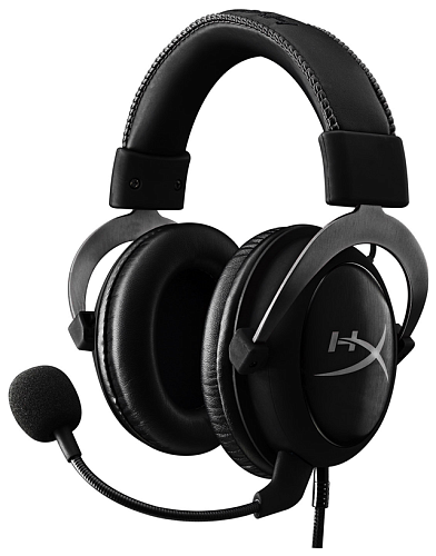 Игровые наушники с микрофоном HyperX Cloud II Gunmetal, 7.1 Virtual, 3.5 мм mini jack, USB