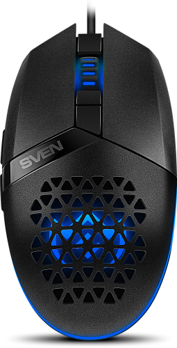 Игровая мышь SVEN RX-G735 USB (5+1кл., 1200-4000DPI, подсветка) (SV-021467)