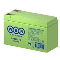 Батарея 12V/ 7.2Ah WBR GP1272 28W 