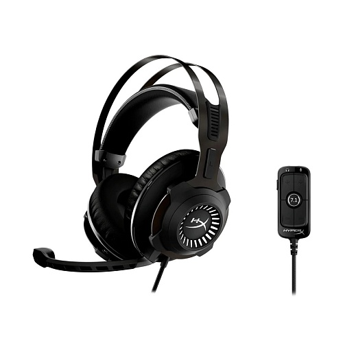 Игровые наушники с микрофоном HyperX Cloud Revolver,  7.1 Virtual, jack 3.5 мм,  Black