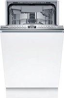 Машина посудомоечная встраиваемая 45 см Bosch SPV4HMX10E (Serie4 / 10 комплектов / 3 полки / расход воды - 9,5 л / InfoLight / Home Connect / А)