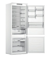 Холодильник встраиваемый Whirlpool WHSP70T121 (Объем - 394 л / Высота - 193.5см / Ширина  - 69см / Слайдерное крепление фасадов / A++ / Total NoFrost)
