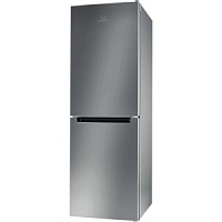 Холодильник Indesit LI7 SN1E X (Объем - 295 л / Высота - 176 см / A+ / Нерж сталь / Морозилка NoFrost)