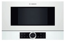 Микроволновая печь встраиваемая Bosch BFL634GW1 (Serie8 / белый / 21л / ширина - 59,4 см / 900Вт / Autopilot7)