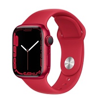 Смарт-часы Apple Watch Series 7 GPS, 45mm (PRODUCT)RED Aluminium Case with (PRODUCT)RED Sport Band