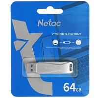 Память USB3.0 Flash Drive 64Gb Netac U782С [NT03U782C-064G-30PN]