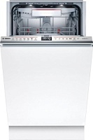 Машина посудомоечная встраиваемая 45 см Bosch SPV6YMX11E (Serie6 / 10 комплектов / 3 полки / расход воды - 8,5 л / TimeLight / Home Connect / А+++)