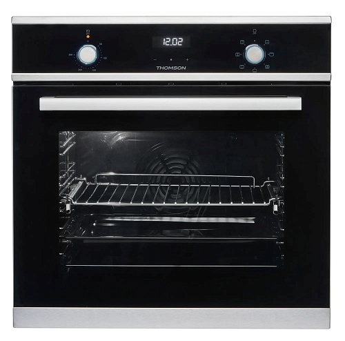 Духовой шкаф Thomson BO30E-6002 (60 л / до 250 °C / Серебристый-чёрный / телескопич. направляющие (x1) / А)-0
