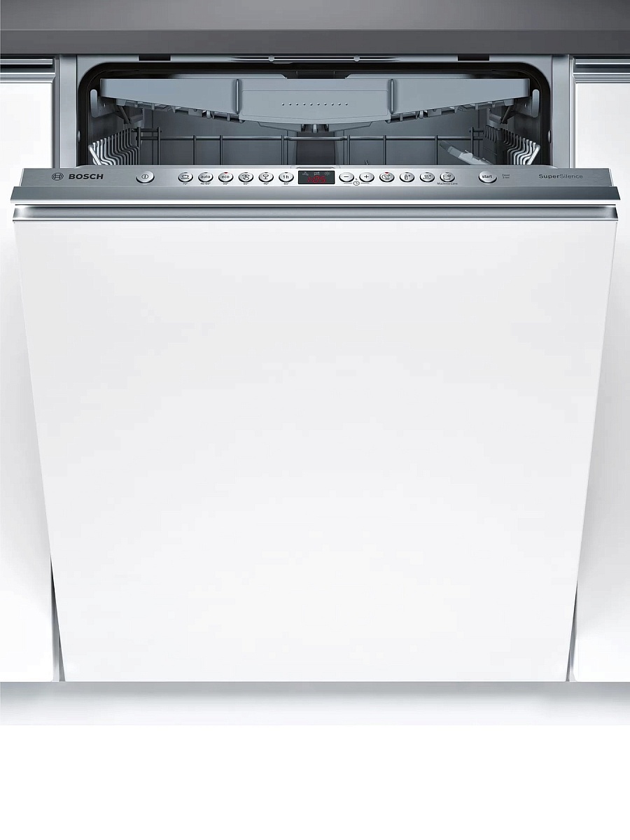 Машина посудомоечная встраиваемая 60 см Bosch SMV46KX55E (Serie4 / 13 комплектов / 3 полки / расход воды - 9,5 л / InfoLight / EcoSilence Drive / А)