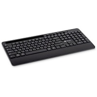 Беспроводная клавиатура Oklick 865S, USB, Bluetooth/Радиоканал, русские буквы белые, чёрный