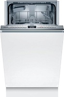 Машина посудомоечная встраиваемая 45 см Bosch SPV4EKX60E (Serie4 / 9 комплектов / 2 полки / расход воды - 6,7 л / InfoLight / Home Connect / А)