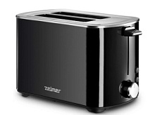 Тостер Zelmer ZTS7985B (850 Вт/ тостов - 2/ подогрев, размораживание, поддон для крошек/ черный)