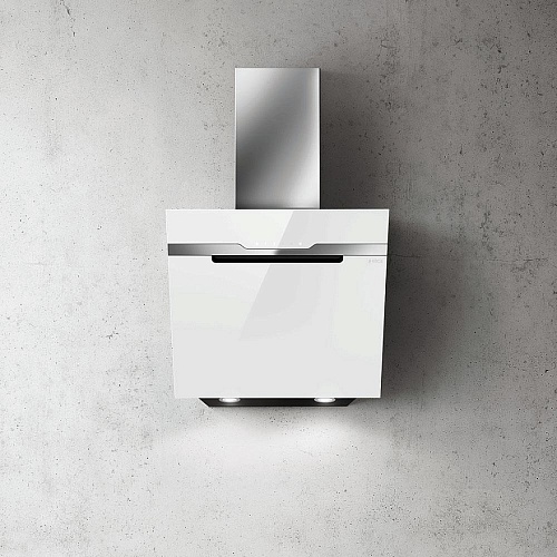 Вытяжка наклонная Elica Majestic WH/A/60 (1200 м³/ч / 255 Вт / LED освещение 2 x 2,5 Вт / ширина - 59.8 см / белое стекло)-0
