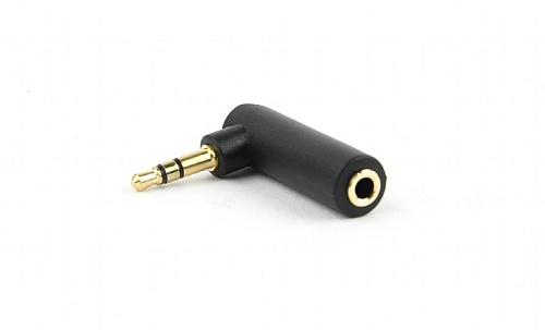 Купить адаптер 3.5 mm jack - 3.5 mm jack gembird (a-3.5m-3.5fl),  розетка-вилка, переходник на угловой разъем 90° в интернет магазине “Сохо”:  цены, описание, отзывы