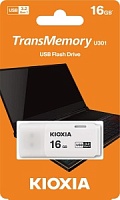 Память USB3.0 Flash Drive 16Gb KIOXIA (TOSHIBA) U301 WHITE [LU301W016GG4]