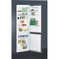 Холодильник встраиваемый Whirlpool ART 66122 (Объем - 274 л / Высота - 177 см / Слайдерное крепление фасадов / A++ / Белый / LessFrost)