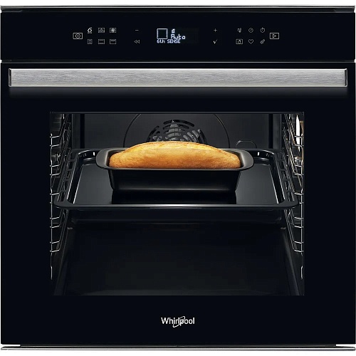 Духовой шкаф Whirlpool W6 OM4 4S1 H BL (73 л / до 250 °C / Чёрное стекло / Гидролиз / Гриль / Телескоп. напр. / SoftClose / A+)