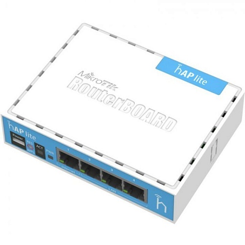 Маршрутизатор Mikrotik hAP lite (RB941-2nD) N300 Wi-Fi роутер