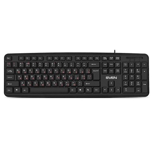 Клавиатура SVEN KB-S230 USB, черный