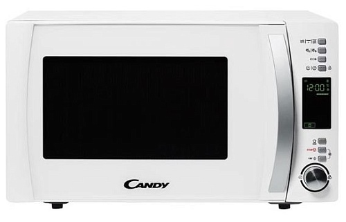 Микроволновая печь Candy CMXG 25DCW (25 л, 900 Вт, переключатели поворотный механизм, кнопки, гриль, дисплей, белый)