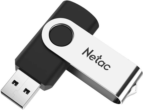 Память USB2.0 Flash Drive  64Gb Netac U505 BLACK [NT03U505N-064G-20BK]