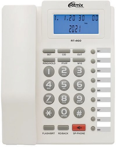 Телефон Ritmix RT-460 White