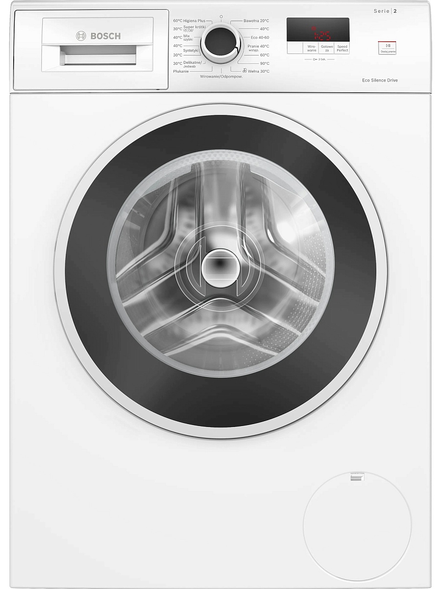 Стиральная машина Bosch WGE03209PL (Serie2 / 58,8см / 8кг / 1200об / SpeedPerfect / ActiveWater Plus / EcoSilence Drive / A+++)