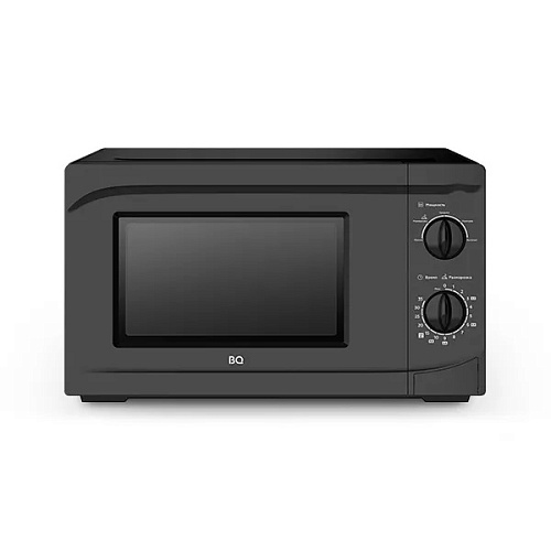 Микроволновая печь BQ MWO 20020SM (20 л, 700 Вт, переключатели поворотный механизм, черный)