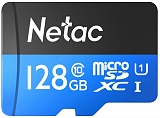 Память micro Secure Digital Card 128Gb class10 Netac / без адаптера SD [NT02P500STN-128G-S]