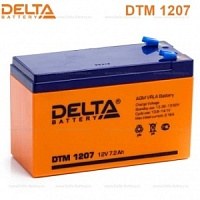 Батарея 12V/ 7,0Ah DELTA DTM 1207клеммы F2, срок службы 6лет