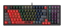 Механическая клавиатура A4Tech Bloody S98 Sports Red черный/красный USB