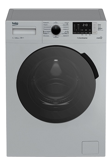 Стиральная машина Beko RSPE78612S (49см / 7кг / 1200об / пар SteamCure™ / OptiSense® / Инверторный мотор ProSmart™ / A+++)