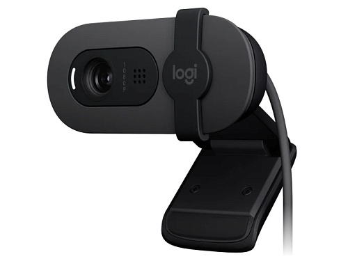 Веб камера Logitech Brio 100 1080p/30fps, угол обзора 58° (960-001585)