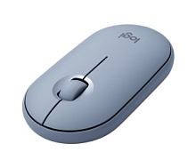 Беспроводная мышь Logitech Pebble M350 Blue Grey Bluetooth (910-005719) 