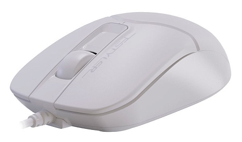 Мышь A4Tech Fstyler FM12S, оптическая (1200dpi), проводная, бесшумная, белая