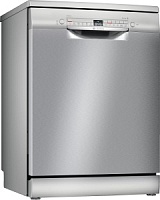 Машина посудомоечная отдельностоящая 60 см Bosch SMS2HVI72E (Serie2 / 13 комплектов / 3 полки / Расход воды - 9,5 л /ExtraDry /Home Connect / Silver)