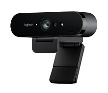 Веб камера Logitech Brio Ultra HD Pro Webcam 2160p/30fps, угол обзора 90°, 5-кратное цифровое увеличение (960-001106)