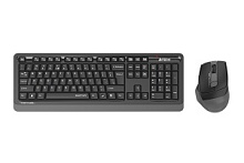 Комплект клавиатура+мышь беспроводная A4Tech Fstyler FGS1035Q, серый