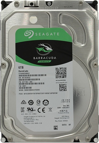 Жесткий диск  6000GB BarraCuda 256Mb SATA 6Gbit/s ST6000DM003