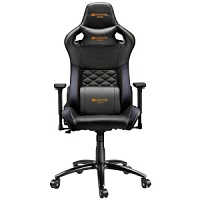 Игровое кресло CANYON Nightfall GС-7 Чёрно-оранжевое, газлифт 4 класса, макс. вес - до 150 кг