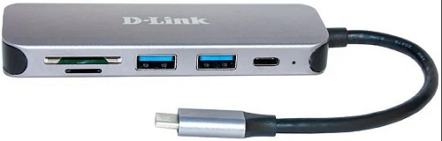 Сетевой адаптер D-link DUB-2325 2порт. черный (DUB-2325/A1A)