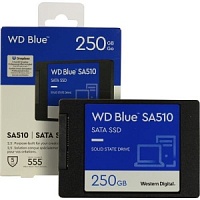 Жесткий диск SSD  250Gb WD Blue SA510  R555/Wr440Mb/s WDS250G3B0A 100 TBW