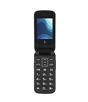 Телефон мобильный F+ Flip 240, черный