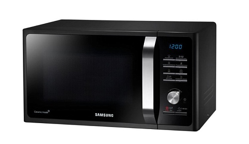 Микроволновая печь Samsung MG23K3515AK (23 л, 800 Вт, переключатели поворотный механизм, кнопки, гриль, дисплей, черный)
