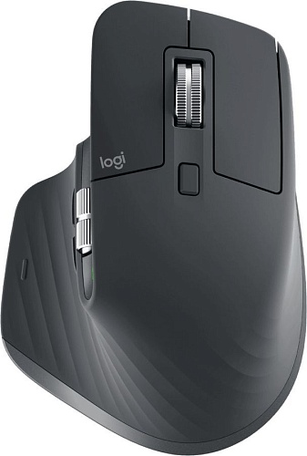 Беспроводная мышь Logitech MX Master 3S, лазерная, беспроводная, USB, графитовый [910-006559]