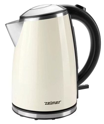 Чайник Zelmer ZCK1274E (2200Вт / 1,7л / металл/бежевый)