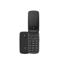 Телефон мобильный F+ Flip 2, черный