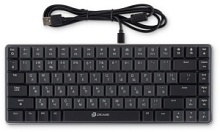 Клавиатура Oklick K615X механическая черный/серебристый USB Multimedia LED
