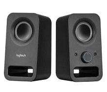 Колонки 2.0 Logitech Z150 / 3W / Питание - 220В / Аудиовыход на наушники / Чёрный / Корпус - пластик (980-000814)